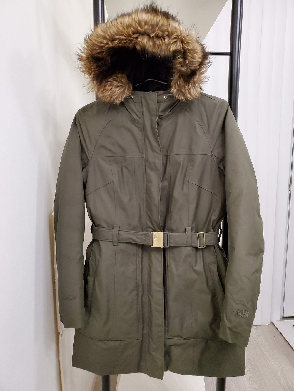The North Face Brooklyn Down Parka Jacket – Olive Green, Women's M